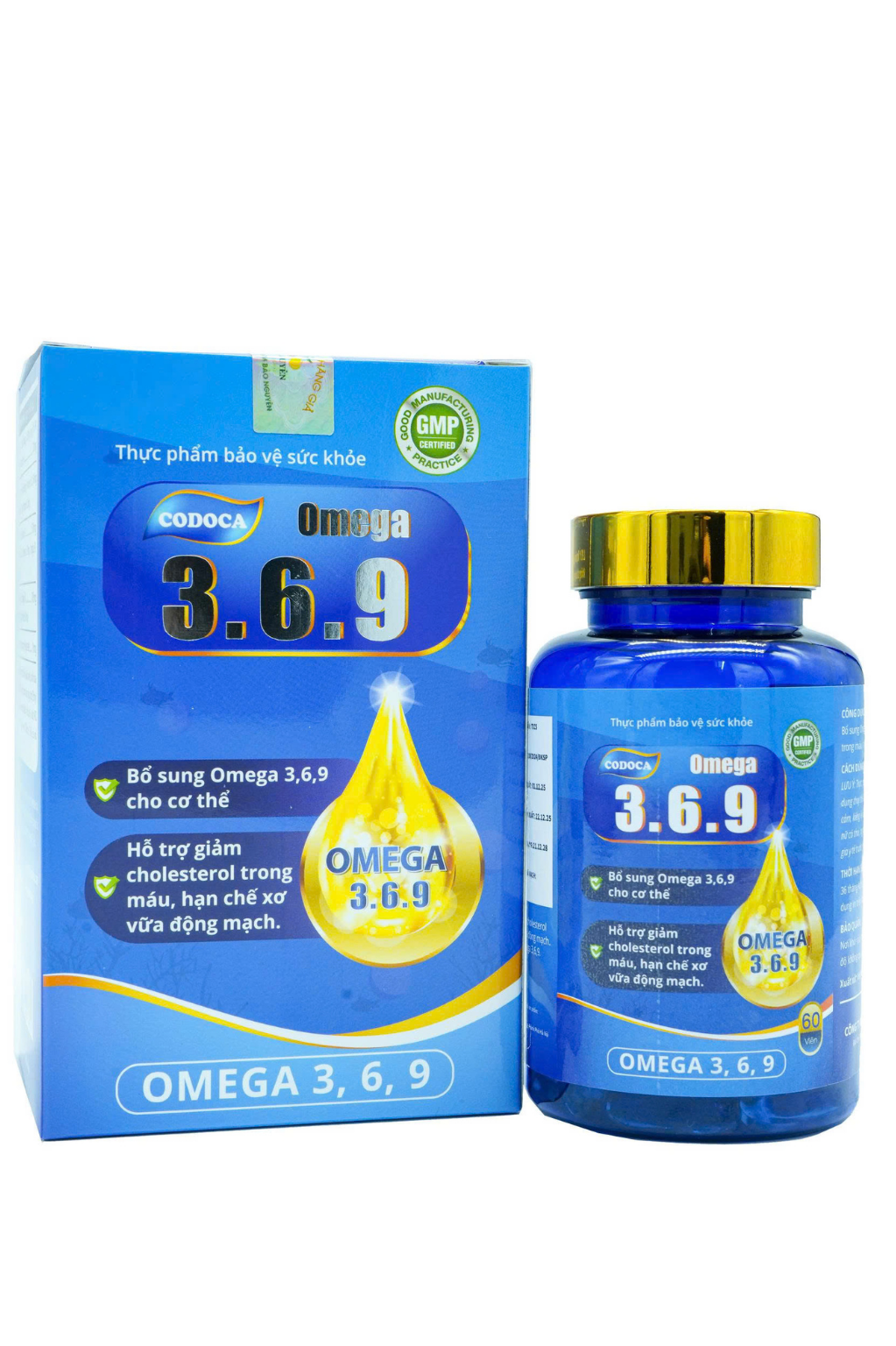 Viên uống Codoca Omega 3-6-9 - Giảm cholesterol hạn chế xơ vữa động mạch