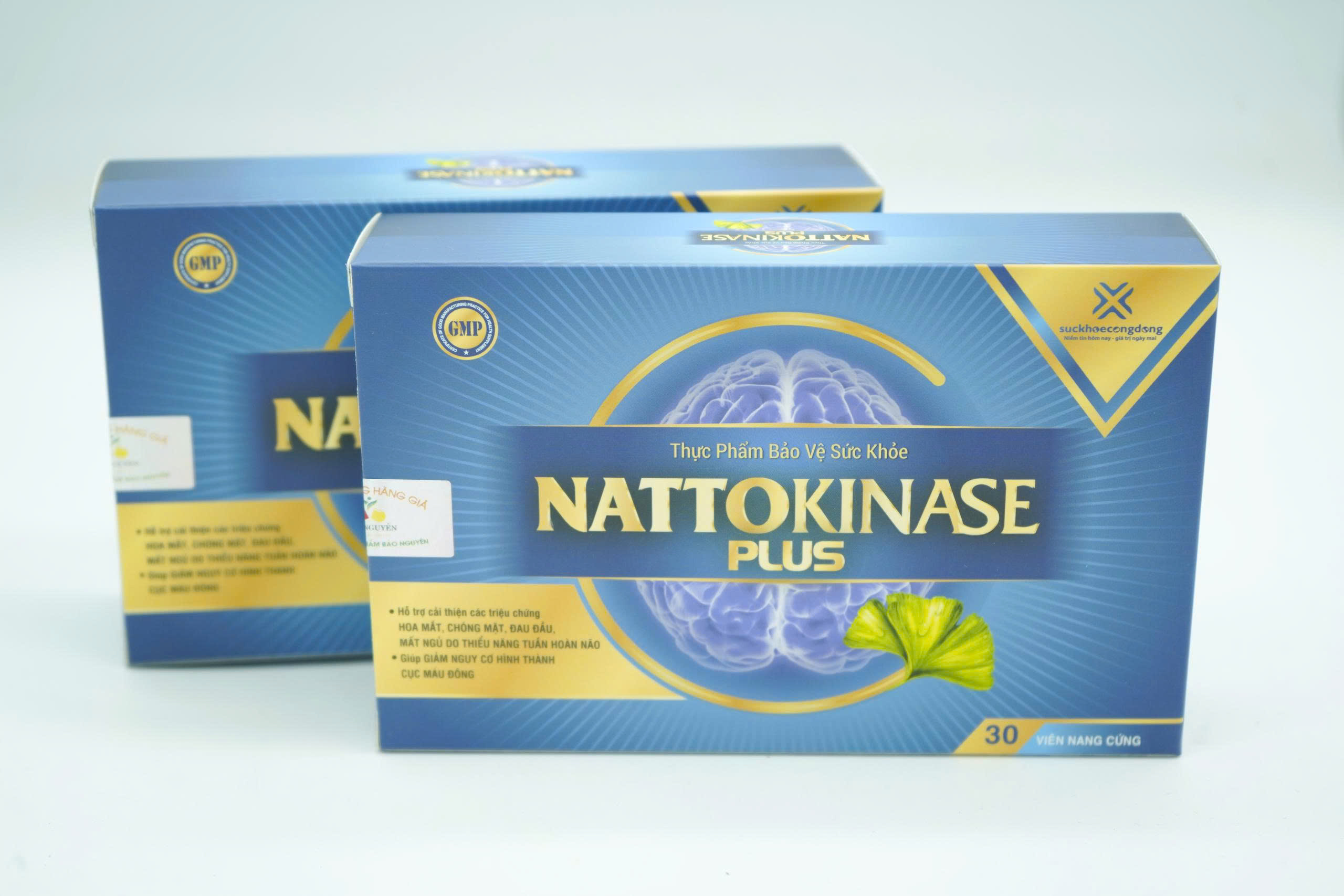Nattokinase Plus (Hộp 30 viên) - Hoạt huyết, tăng cường tuần hoàn máu não
