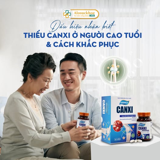 Dấu hiệu thiếu Canxi ở người cao tuổi: Nhận biết sớm để sống khỏe và vận động dẻo dai